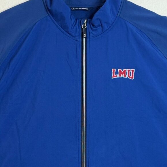 Cutter & Buck NCAA LMU‎ Loyola Marymount Mens 3XL Zip Jacket Adapt Eco Knit - Picture 2 of 9